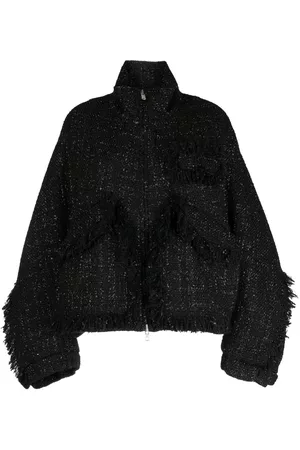 GOEN.J Chaqueta bomber de tweed