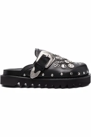 TOGA PULLA Mules Sabot metalizados