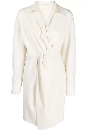 GOEN.J Vestido estilo camiseta con cuello en V