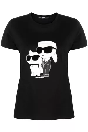 Karl Lagerfeld Camiseta de algodón orgánico Ikon