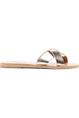 Ancient Greek Sandals Sandalias Crosta metalizadas