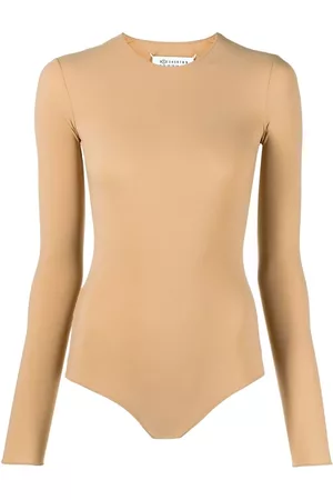 Maison Margiela Body semitransparente de manga larga