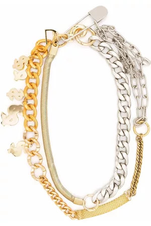 SACAI Collar de cadena con motivo de dólar