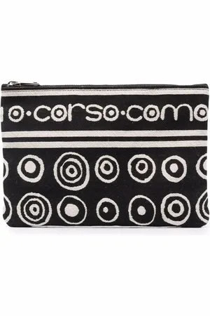 10 CORSO COMO Bolso de mano con logo y cremallera