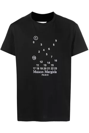 Maison Margiela Camiseta Numeric con logo bordado