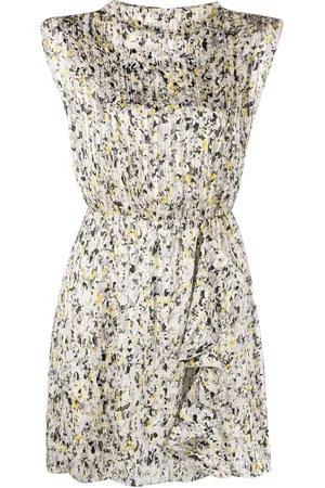 Patrizia Pepe Vestido estampado con diseño drapeado