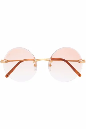 Cartier Gafas de sol C Décor con montura redonda