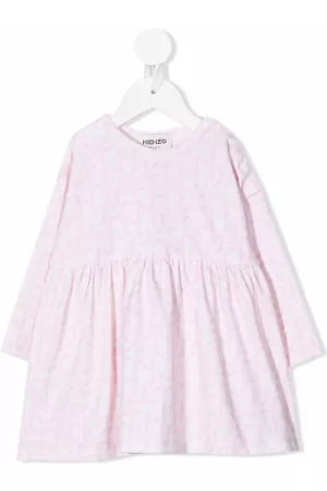 Kenzo Vestido con monograma estampado