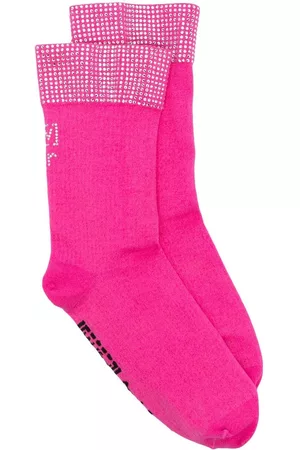 Wolford Calcetines con aplique de cristales de x Sergio Rossi