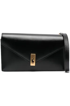 Ralph Lauren Bandolera con placa del logo