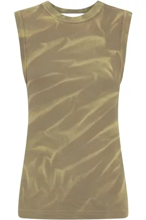 DION LEE Top Sunfade con motivo arrugado
