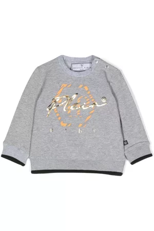 Philipp Plein Sudadera con logo estampado