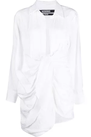 Jacquemus Vestido corto La Robe Bahia drapeado