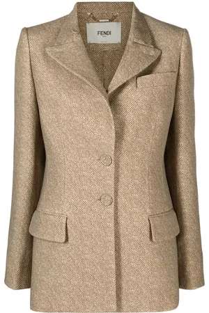 Fendi Chaqueta de vestir con cierre de botón