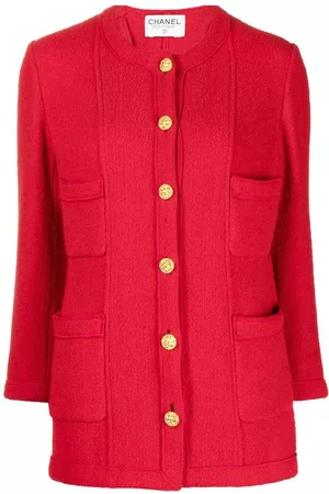 CHANEL Chaqueta con cuello redondo