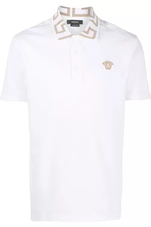 VERSACE Polo Greca de manga corta