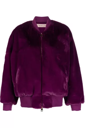 BLANCA Chaqueta bomber con pelo artificial