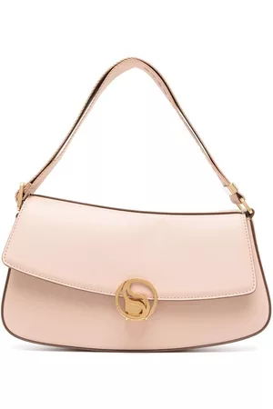 Stella McCartney Bolso de hombro con logo grabado