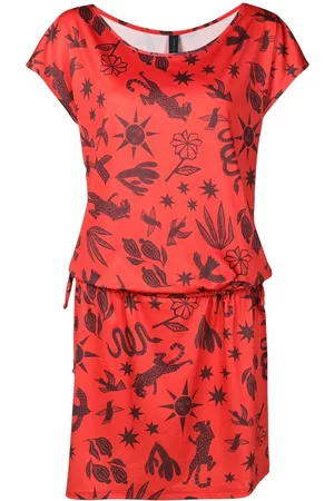 Lygia & Nanny Vestido estilo camiseta Shiva Estampado