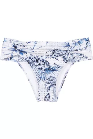 Lygia & Nanny Bragas de bikini con palmeras estampadas