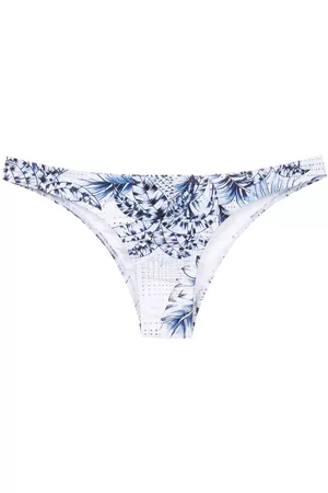 Lygia & Nanny Bragas de bikini con palmeras estampadas