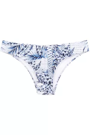 Lygia & Nanny Bragas de bikini con palmeras estampadas