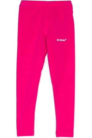 OFF-WHITE Leggins de talle medio con rayas Diag