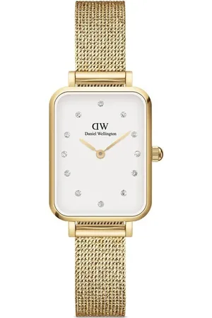Daniel Wellington Reloj Quadro Lumine Pressed Evergold de 26mm