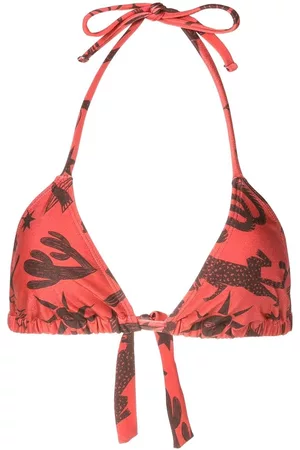 Lygia & Nanny Top de bikini con cuello halter