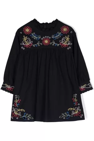 Chloé Vestido con bordado floral