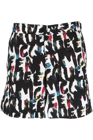 Alexander McQueen Bañador con estampado Graffiti
