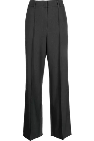 GOEN.J Pantalones rectos de sarga