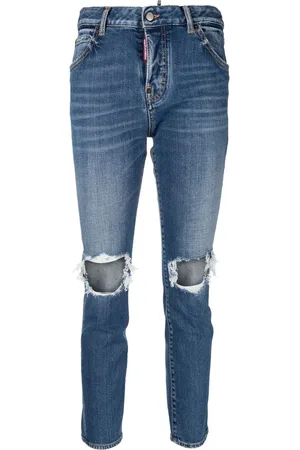 Dsquared2 Vaqueros slim con aberturas