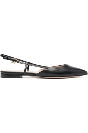 Gianvito Rossi Bailarinas Ribbon Sling 05