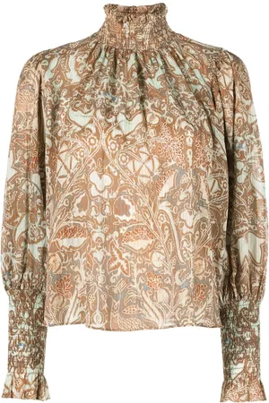 ULLA JOHNSON Blusa con estampado floral