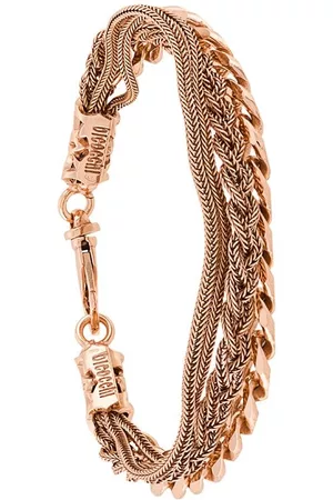 EMANUELE BICOCCHI Pulsera de cadena trenzada