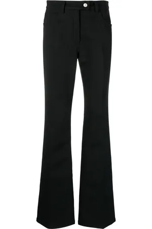 Courrèges Pantalones acampanados de talle medio