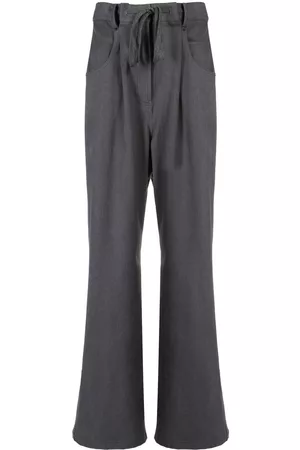 GOEN.J Pantalones rectos con cordones
