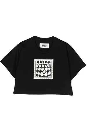 Maison Margiela Camiseta corta con motivo gráfico