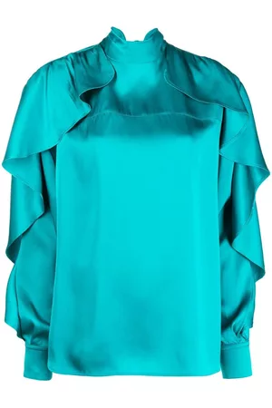 Colville Blusa de manga con volantes