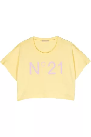 Nº21 Camiseta corta con logo estampado