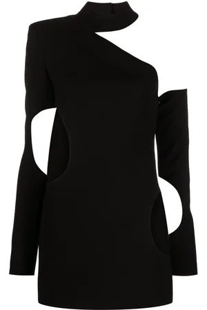 Monot Vestido corto con detalle de aberturas