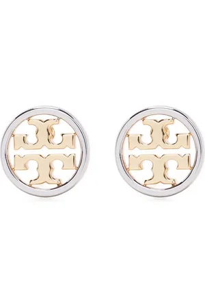 Tory Burch Pendientes Miller con logo calado