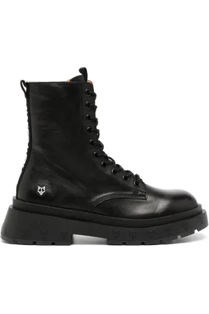 Naked Wolfe Botines Romper con franja del logo