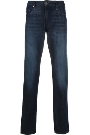 Emporio Armani Vaqueros rectos de talle medio