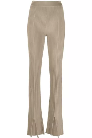 Nanushka Pantalones slim de canalé