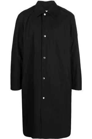 Jil Sander Abrigo con logo estampado