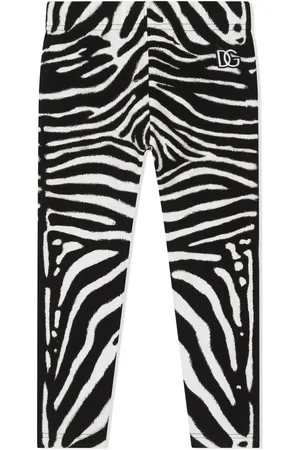 Dolce & Gabbana Leggins Interlock con estampado de cebra