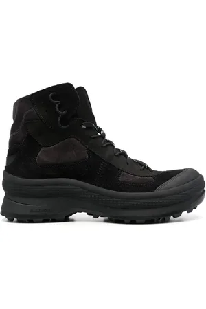 Jil Sander Botas de montaña con diseño de paneles