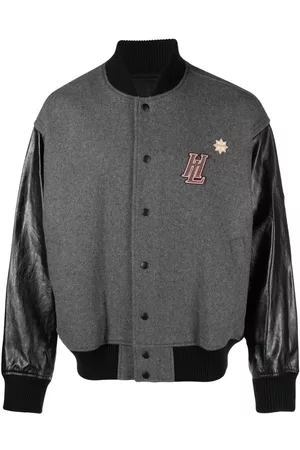 Helmut Lang Chaqueta bomber varsity con logo